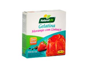 Quantas calorias em 1/2 colher de sopa (2,8 g) Gelatina Zero Açúcar Sabor Morango?