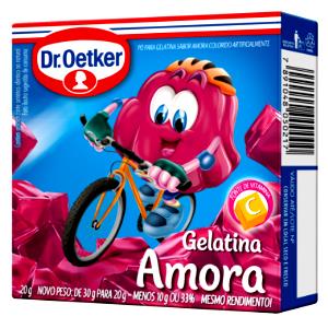 Quantas calorias em 1/2 colher de sopa (5 g) Gelatina de Amora?