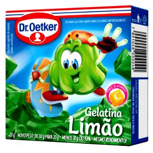 Quantas calorias em 1/2 colher de sopa (5 g) Gelatina de Limão?