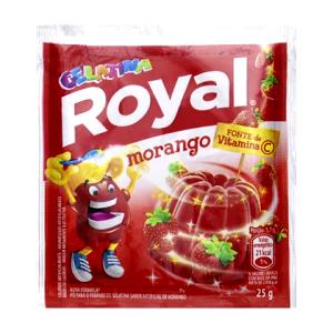 Quantas calorias em 1/2 colher de sopa (5 g) Gelatina de Morango?