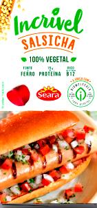 Quantas calorias em 1/2 unidade (50 g) Incrível Salsicha?