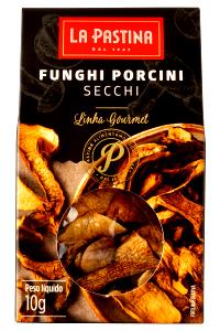 Quantas calorias em 1/2 xicara (10 g) Funghi Secchi?