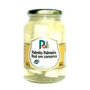 Quantas calorias em 1/2 xícara (50 g) Palmito Palmeira Real?