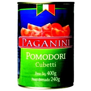 Quantas calorias em 1/2 xícara de chá (130 g) Pomodori Cubetti?