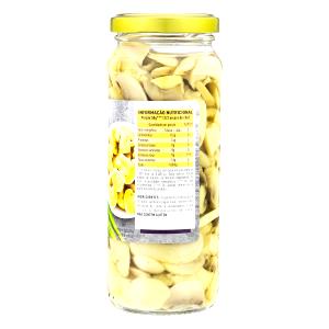 Quantas calorias em 1/2 xícara de chá (50 g) Champignons Fatiados em Conserva?