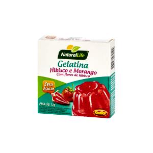 Quantas calorias em 1/4 colher de sopa (2,3 g) Gelatina Zero Açúcar Hibisco e Morango?