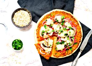 Quantas calorias em 1/4 de pizza (10 g) Farelo de Aveia?