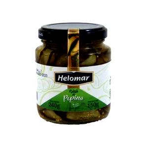 Quantas calorias em 1/4 xícara (50 g) Relish de Pepino?