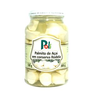 Quantas calorias em 1/4 xícara de chá (50 g) Palmito de Açaí em Conserva?