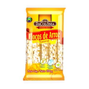 Quantas calorias em 1 barra (10 g) Flocos de Arroz?