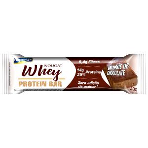 Quantas calorias em 1 barra (40 g) Nougat Whey Protein Bar?