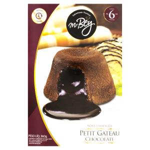 Quantas calorias em 1 bolinho (60 g) Petit Gateau?