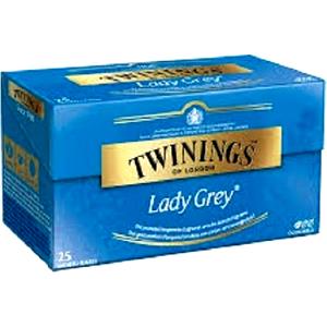 Quantas calorias em 1 bolsa (2 g) Lady Grey?