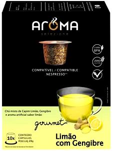 Quantas calorias em 1 cápsula (6 g) Chá de Limão?