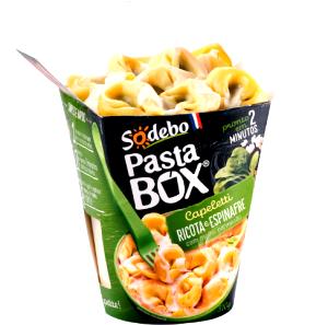 Quantas calorias em 1 caixinha (310 g) Capeletti Ricota e Espinafre?