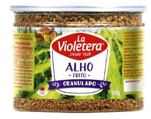 Quantas calorias em 1 colher de chá (10 g) Alho Frito?