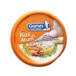 Quantas calorias em 1 colher de chá (10 g) Patê de Atum Picante?