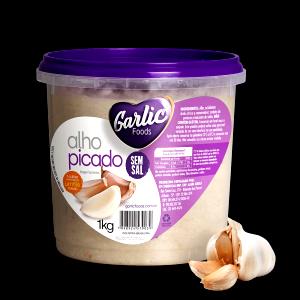 Quantas calorias em 1 colher de cha (5 g) Alho Picado sem Sal?