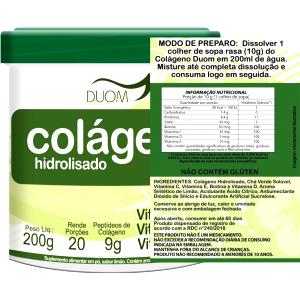 Quantas calorias em 1 colher de sopa (10 g) Colágeno Hidrolisado?