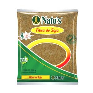 Quantas calorias em 1 colher de sopa (10 g) Fibra de Soja?