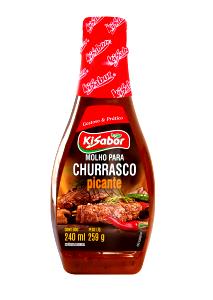 Quantas calorias em 1 colher de sopa (12 g) Molho para Churrasco Picante?
