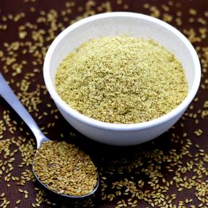 Quantas calorias em 1 colher de sopa (15 ml) Farinha de Linhaça?