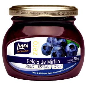 Quantas calorias em 1 colher de sopa (20 g) Geleia de Mirtilo?