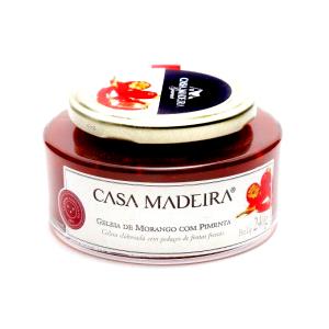 Quantas calorias em 1 colher de sopa (20 g) Geleia de Morango com Pimenta?
