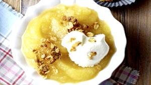 Quantas calorias em 1 colher de sopa (20 g) Purê de Maçã?