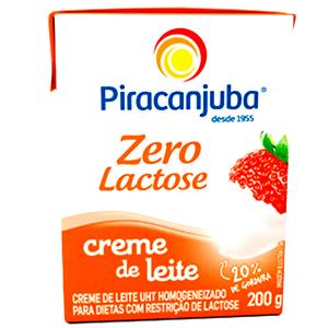 Quantas calorias em 1 colher e meia sopa (14 g) Creme de Leite Zero Lactose Lactolivre?