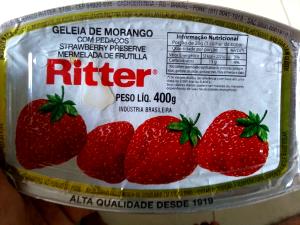 Quantas calorias em 1 colher sopa (20 g) Geléia de Morango?
