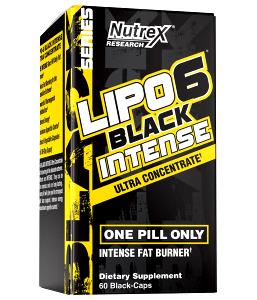 Quantas calorias em 1 comprimido (0,6 g) Lipo 6 Black?