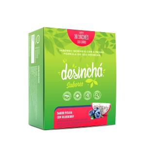 Quantas calorias em 1 copo (200 ml) Chá Verde Sabor Blueberry?