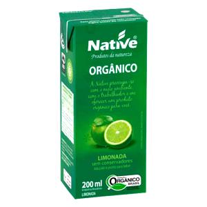 Quantas calorias em 1 copo (200 ml) Limonada Orgânica?