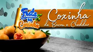 Quantas calorias em 1 coxinha (60 g) Coxinha de Cheddar com Bacon?