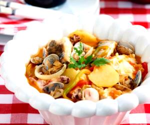 Quantas calorias em 1 Dose Caldeirada À Algarvia?