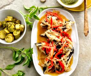 Quantas calorias em 1 Dose Escabeche De Peixe-Espada Com Batatinha Nova E Molho De Mostarda?