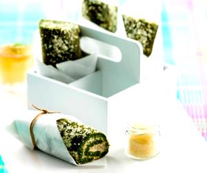 Quantas calorias em 1 Dose Rolo De Espinafres E Queijo?