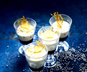 Quantas calorias em 1 Dose Taças De Champanhe Com Frutos Vermelhos?