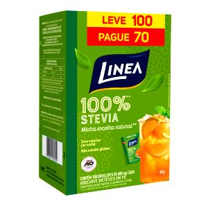 Quantas calorias em 1 envelope (600 ml) Adoçante Stevia?