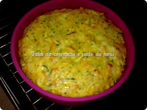 Quantas calorias em 1 Fatia Courgete?