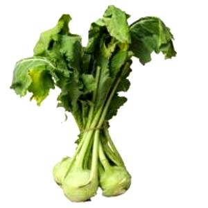 Calorias em 1 Fatia Couve-Rábano e Fatos Nutricionais?