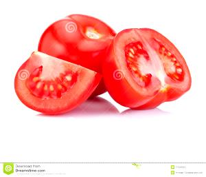 Quantas calorias em 1 Fatia, Grossa/Grande (1,25 Cm De Espessura) Tomates Vermelhos?