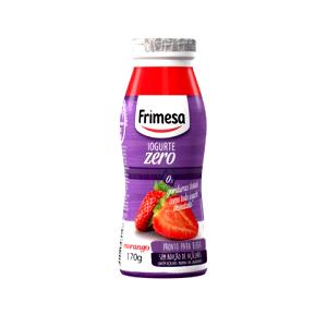 Quantas calorias em 1 garrafa (170 g) Iogurte Zero Morango?