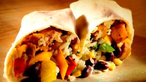 Quantas calorias em 1 Grande Burrito de Frango?