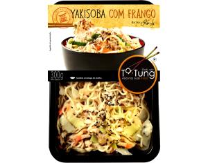 Quantas calorias em 1 Lata (300 G), Preparada Para Instruções Sopa de Noodles de Galinha?