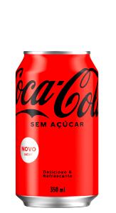 Quantas calorias em 1 lata (350 ml) Refrigerante Zero?