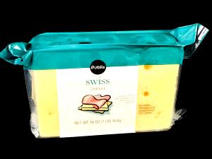 Quantas calorias em 1 Lb Queijo Suíço (Magro)?