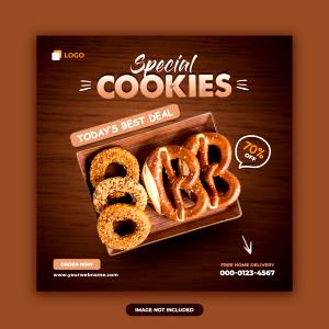 Quantas calorias em 1 Média Cookie?