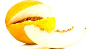 Quantas calorias em 1 Meia-Lua Grande (1/8 De Melão Grande) Melão?